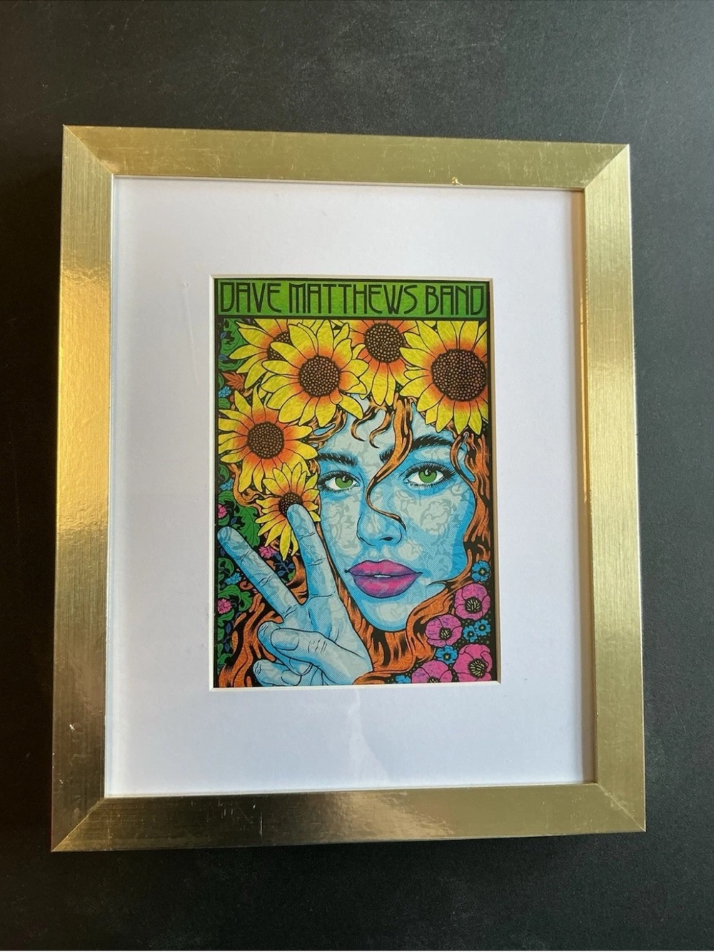 Sunflower Portrait Art Print card Chuck Sperry Dave Matthews Band